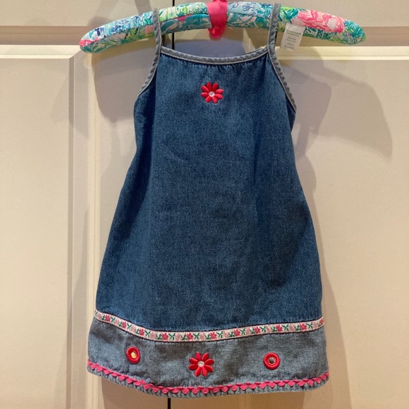 Vintage  Mirrored Floral Embroidered Denim… - Picture 10 of 16